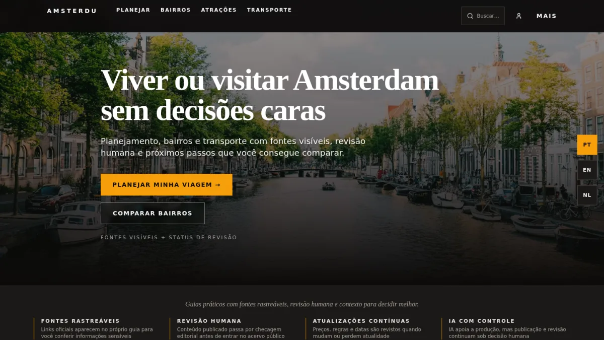 AmsterDu homepage